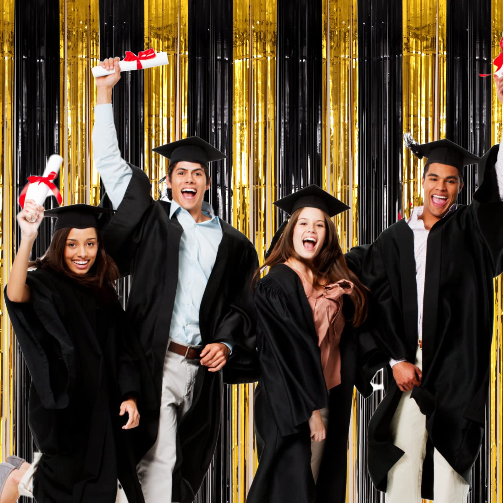 Foil Fringe Backdrop Curtains – Metallic Tinsel for Parties | Factory Custom & Bulk Orders