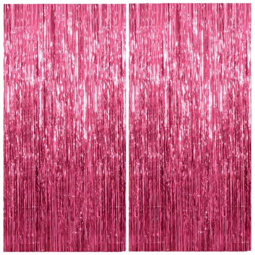 This metallic tinsel door curtain is made of premium shiny aluminum foil with rich color options (silver, pink, hot pink, purple, rose gold, etc.), excellent drape and sparkling effect, perfect for parties, weddings and festive decor to create a dreamy atmosphere. We can customize colors, sizes, packaging and logo printing based on your needs, supporting small batch B2B wholesale.