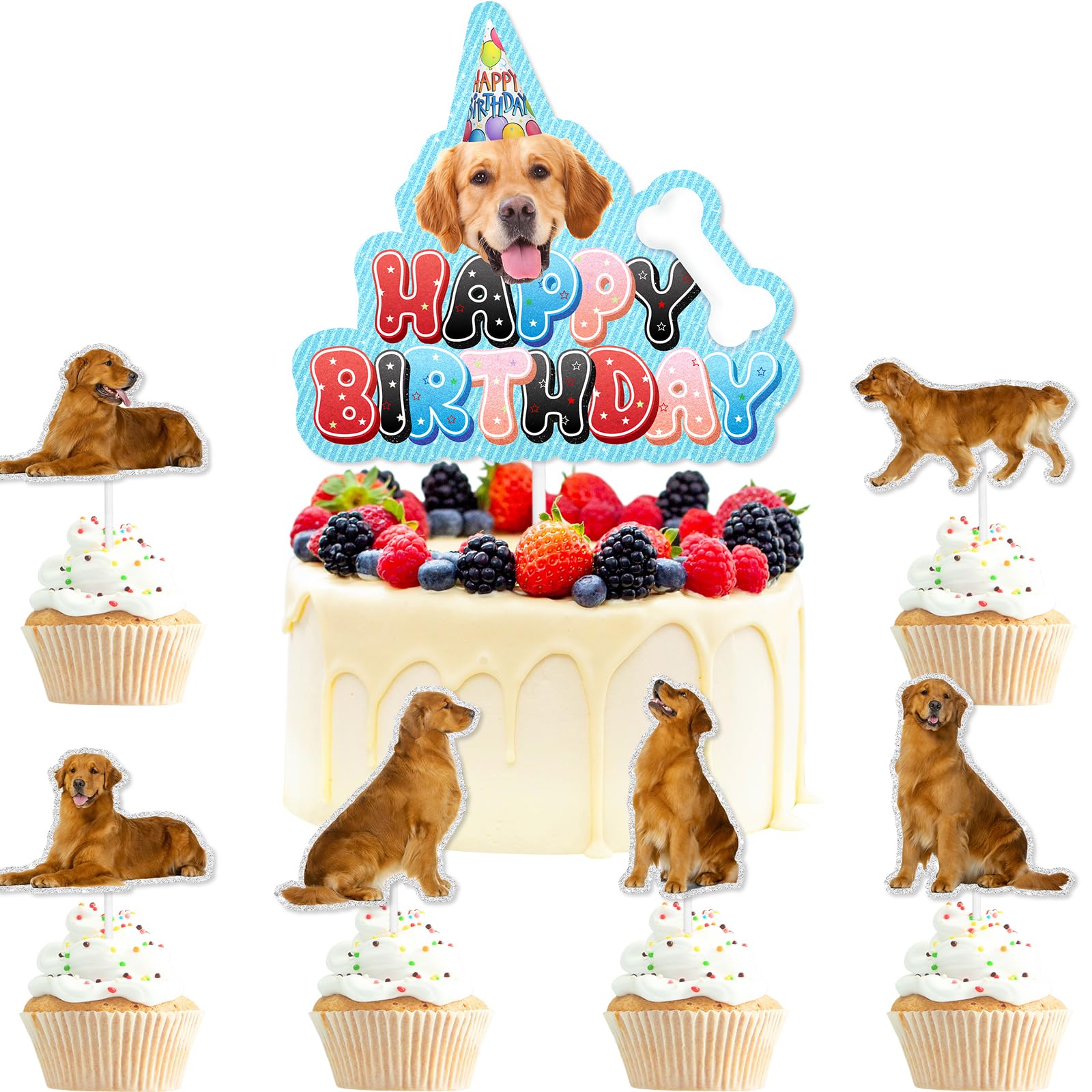 Cake Toppers Wholesale Manufacturer - Custom Puppy Pet Birthday Party Cake Decorations