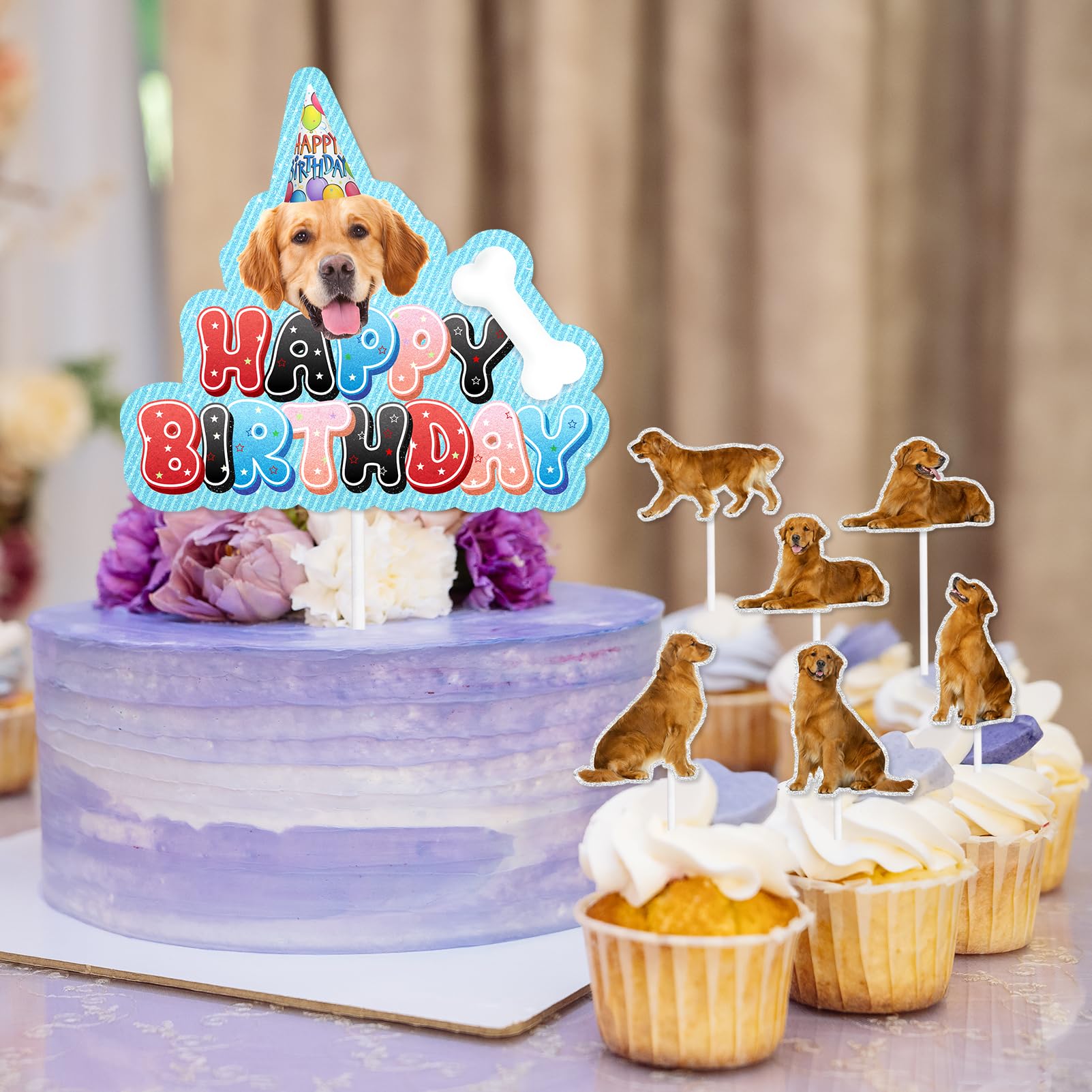 Cake Toppers Wholesale Manufacturer - Custom Puppy Pet Birthday Party Cake Decorations - Image 2