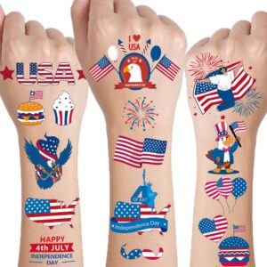 4Th Of July Temporary Tattoos