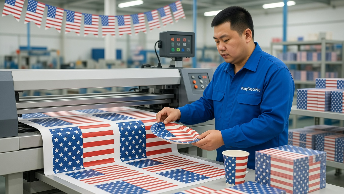 4th of july tableware Manufacturing Process 