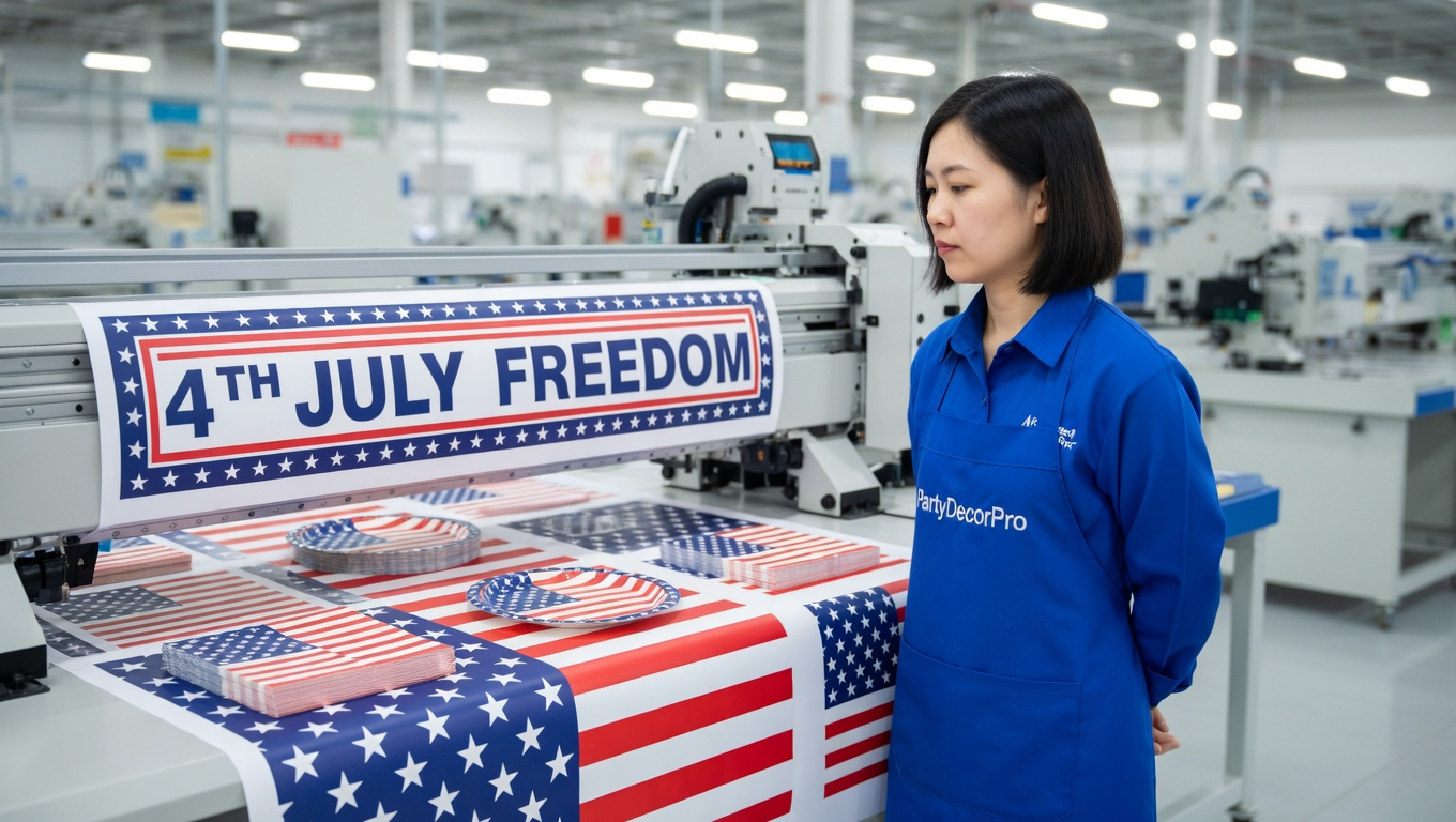 4th of july tableware Manufacturing Process 2