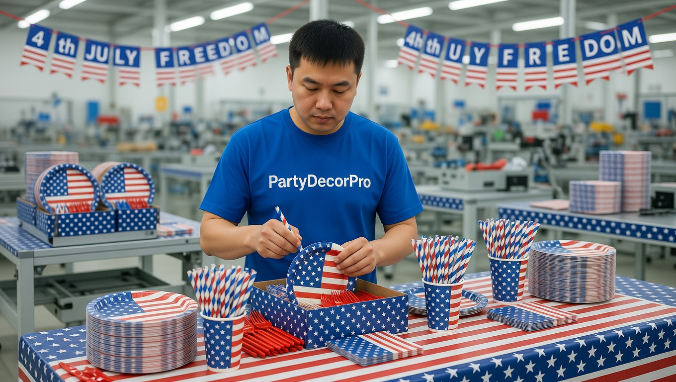 4th of july tableware Manufacturing Process 3