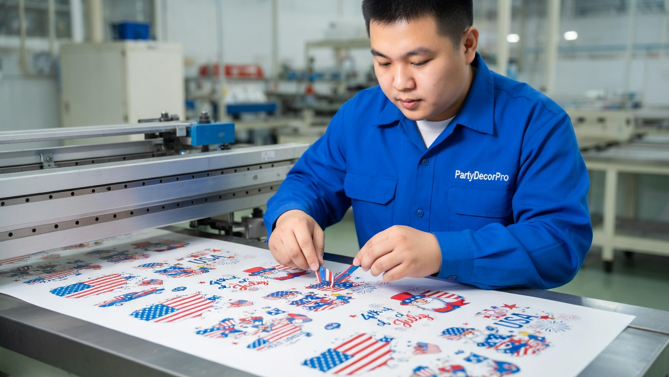 4th of july temporary tattoos Manufacturing Process 