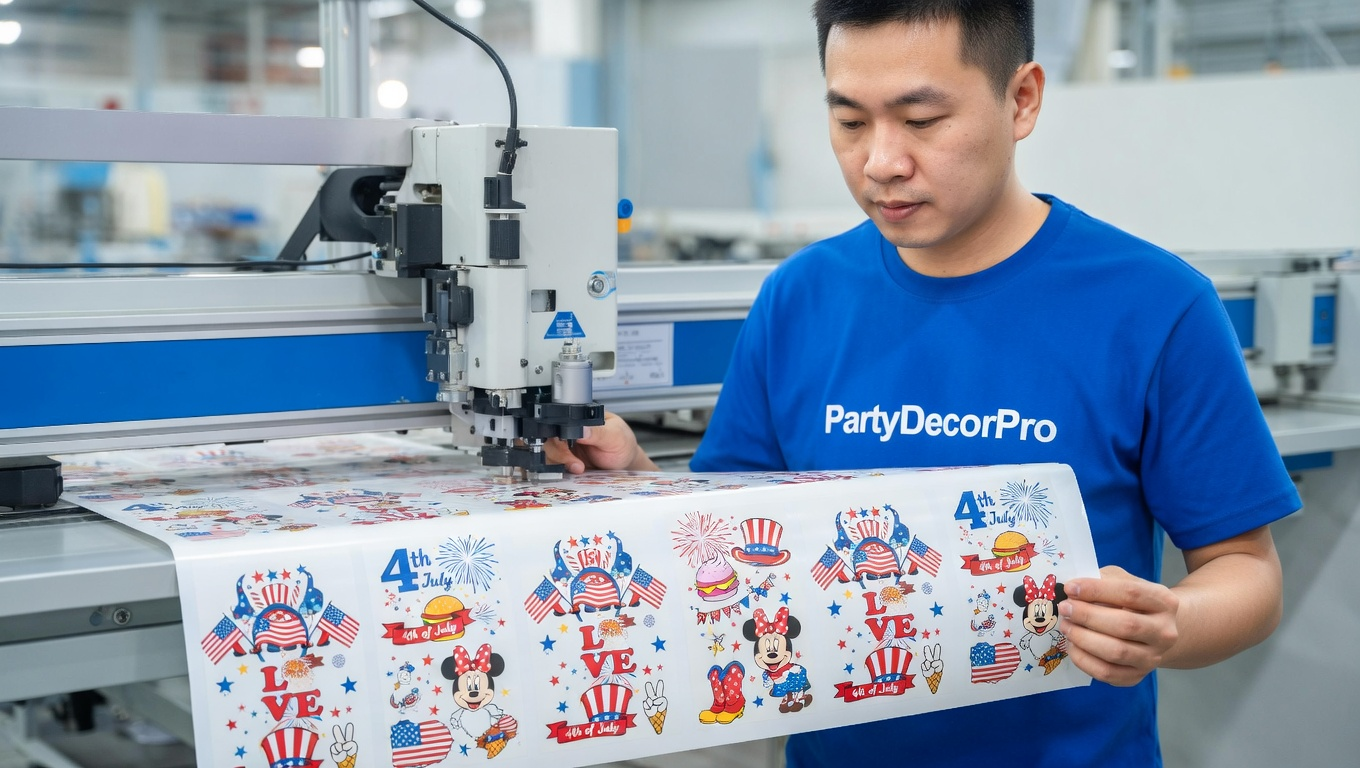4th of july temporary tattoos Manufacturing Process 