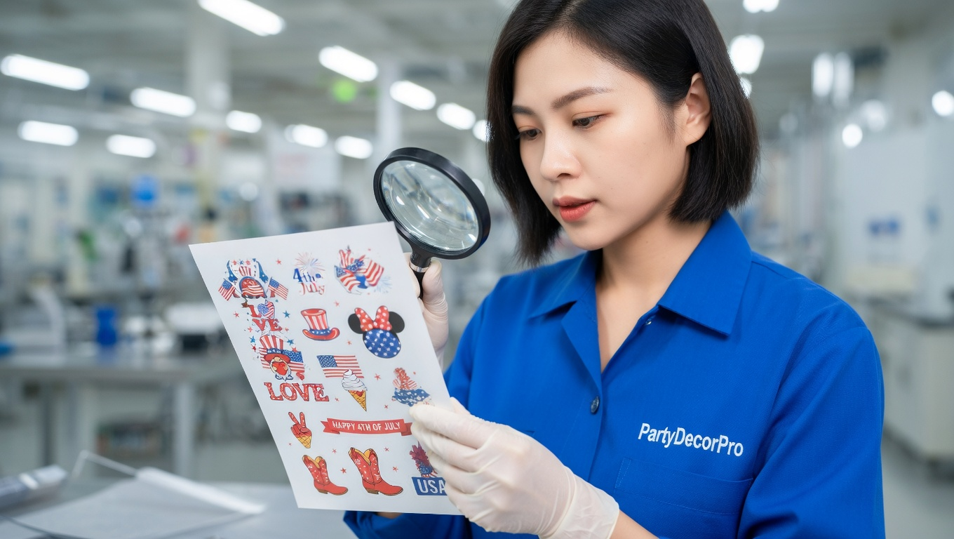4th of july temporary tattoos Manufacturing Process 