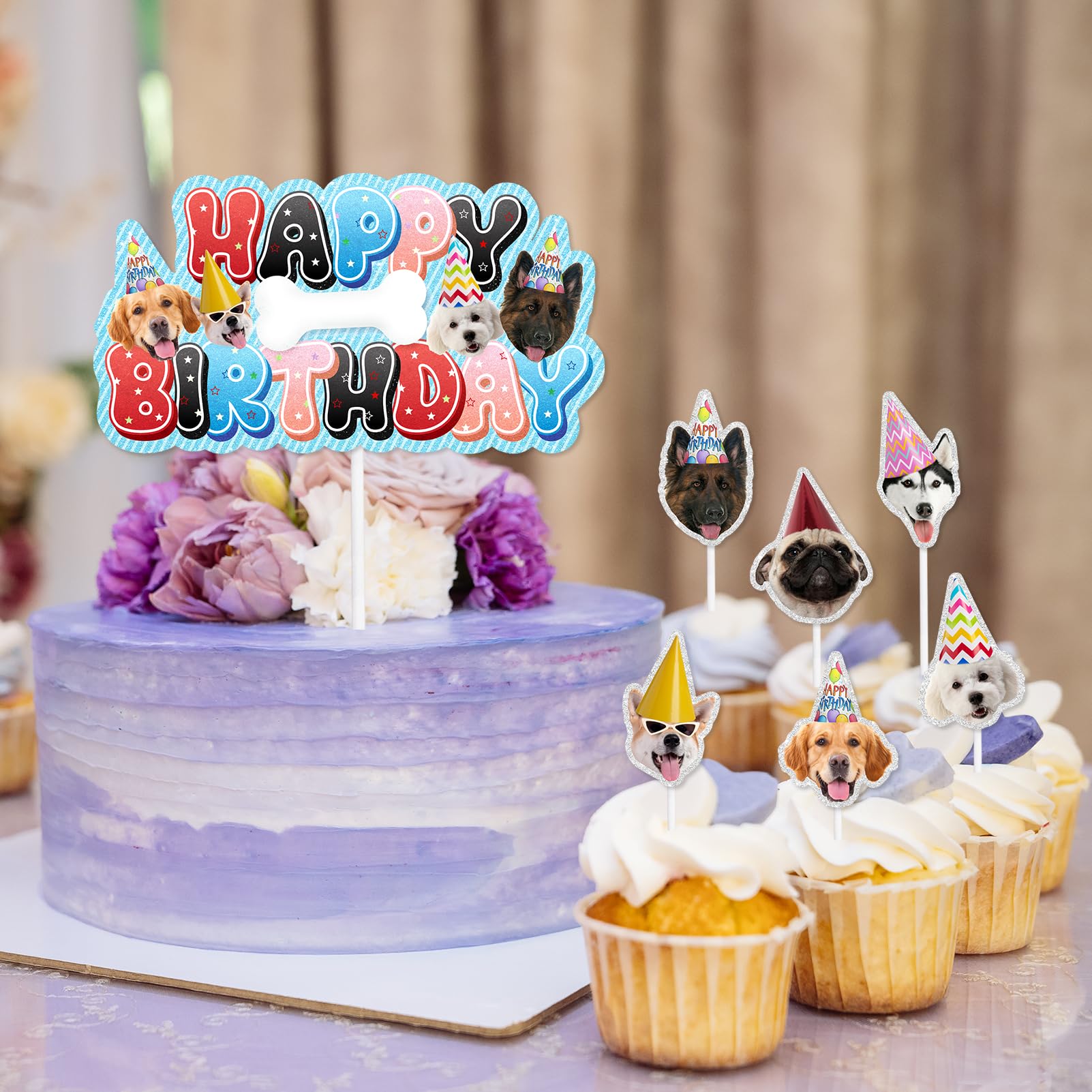 Cake Toppers Wholesale Manufacturer - Custom Puppy Pet Birthday Party Cake Decorations - Image 8