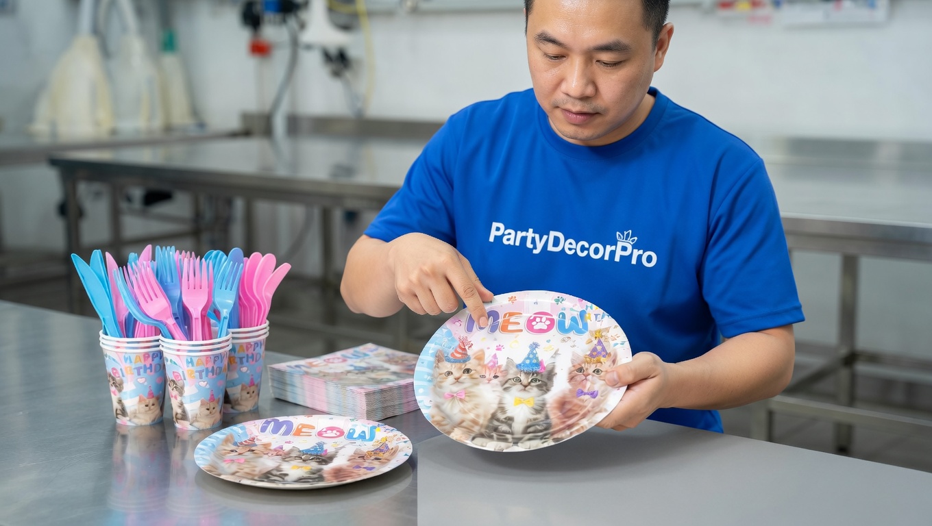 puppy party tableware Manufacturing Process 