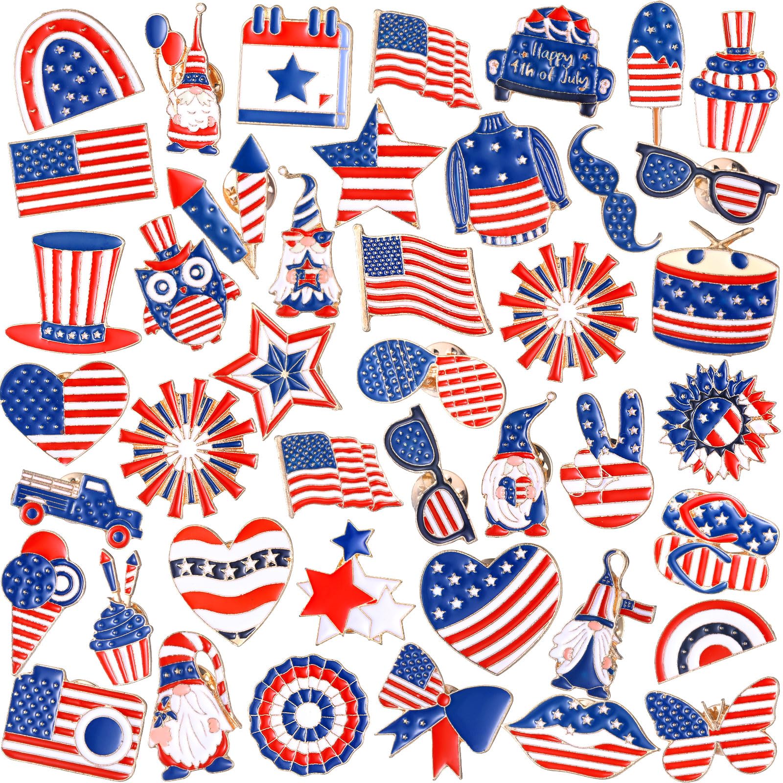 American Flag Pins Wholesale - Premium Patriotic Enamel Lapel Pins Bulk