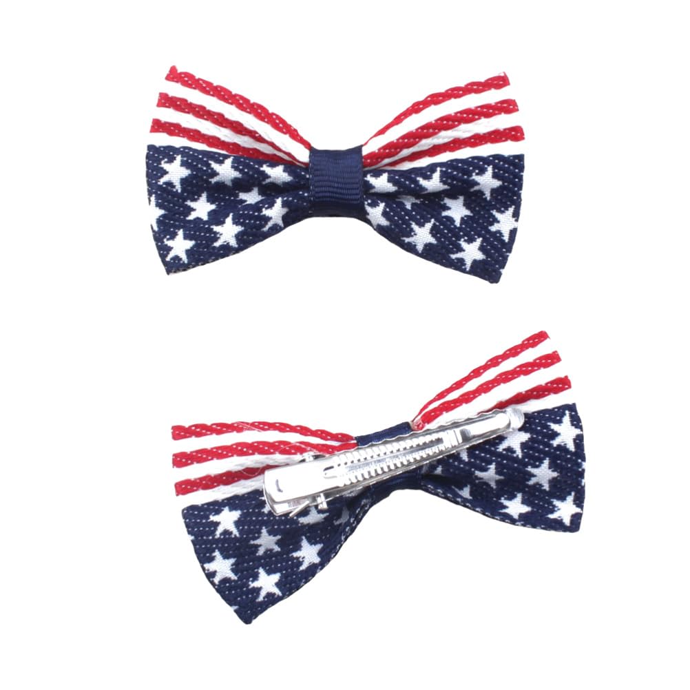 Blue Bow Hair Clip