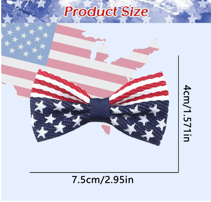 Blue Bow Hair Clip