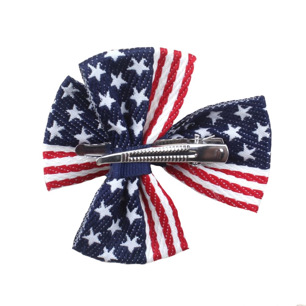 Blue Bow Hair Clip