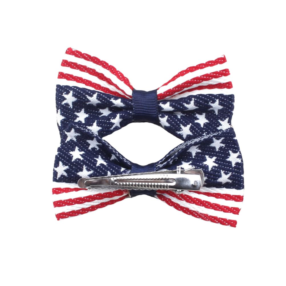 Blue Bow Hair Clip