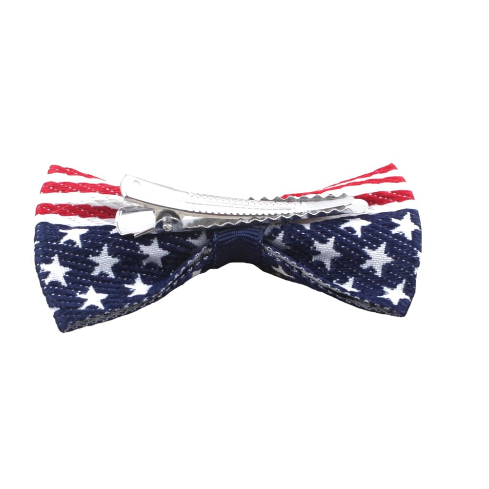 Blue Bow Hair Clip
