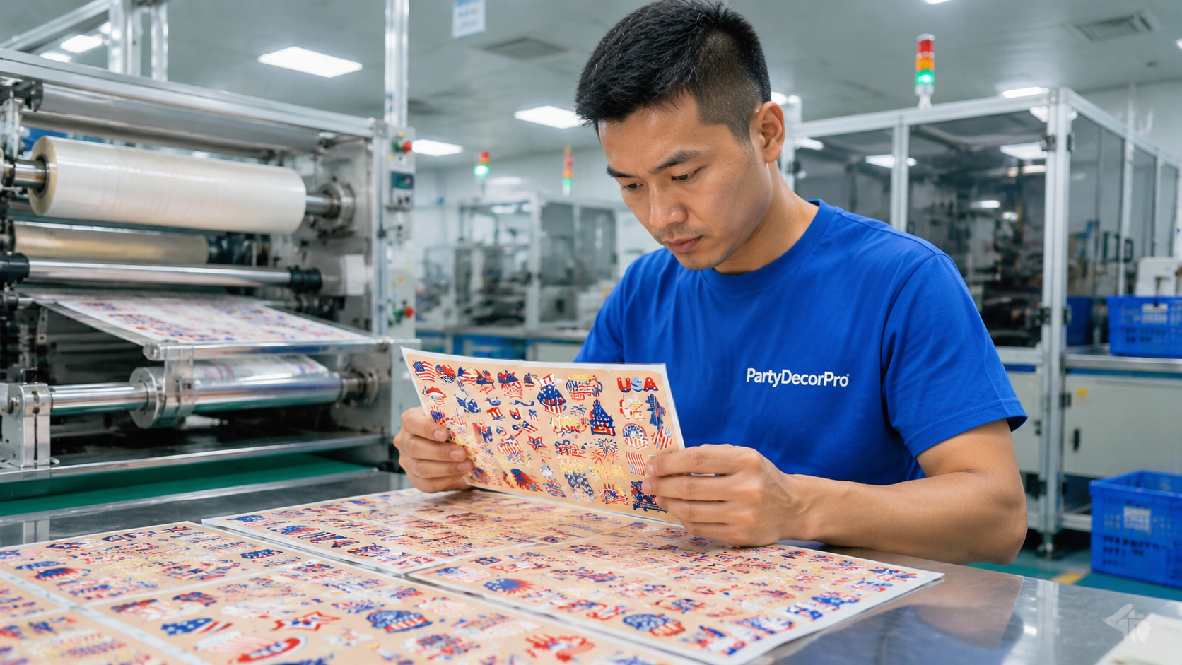 july 4th temporary tattoos Manufacturing Process 
