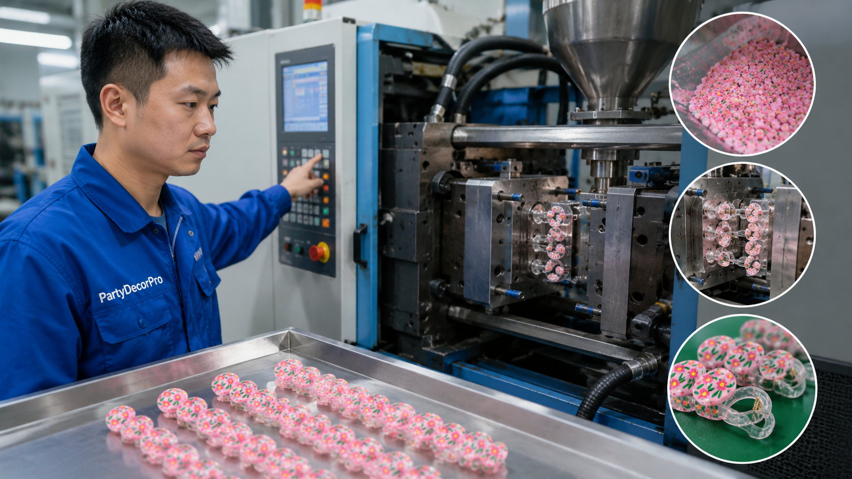 hair clips plastic Manufacturing Process