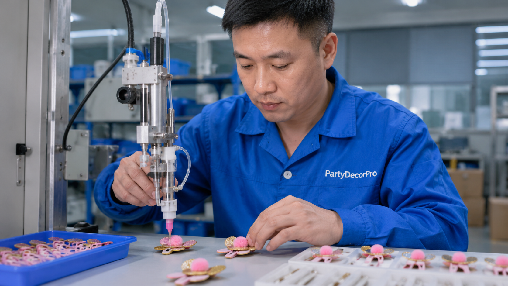 cute hair barrettes Manufacturing Process 