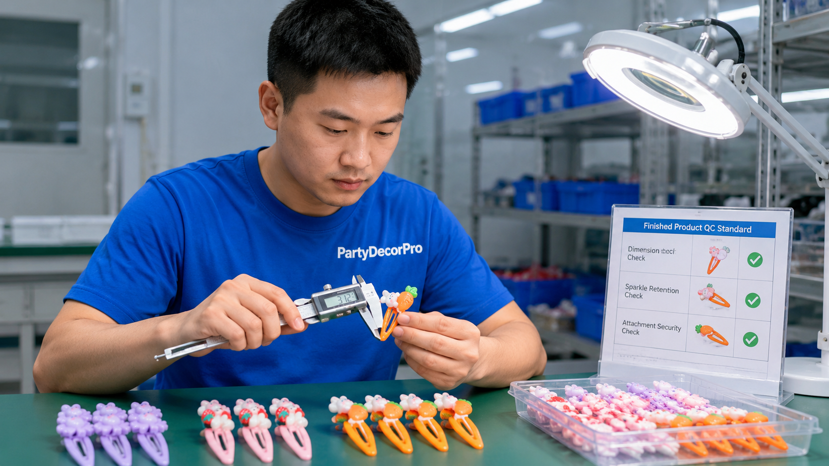 cute hair barrettes Manufacturing Process 