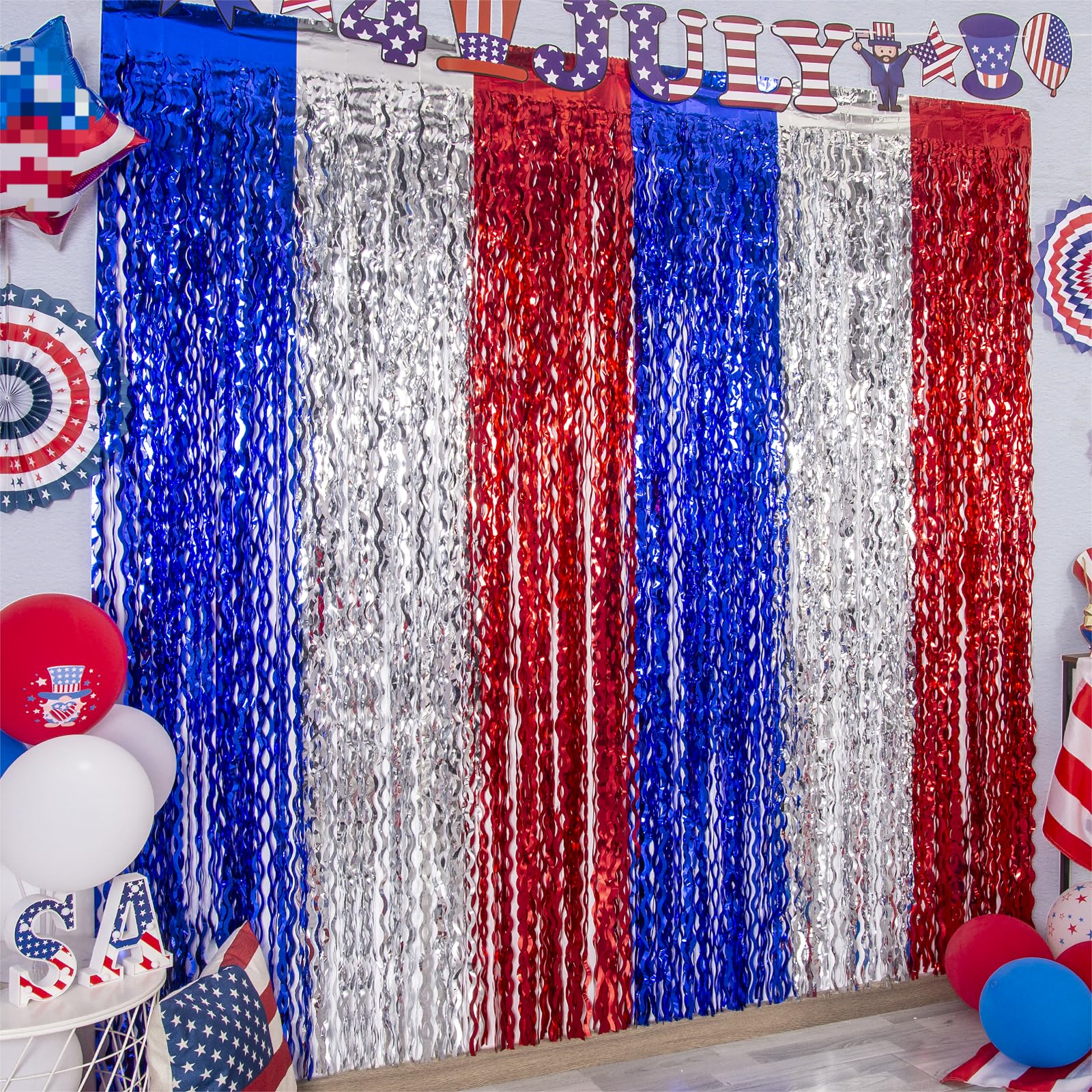 Foil Backdrop Curtain