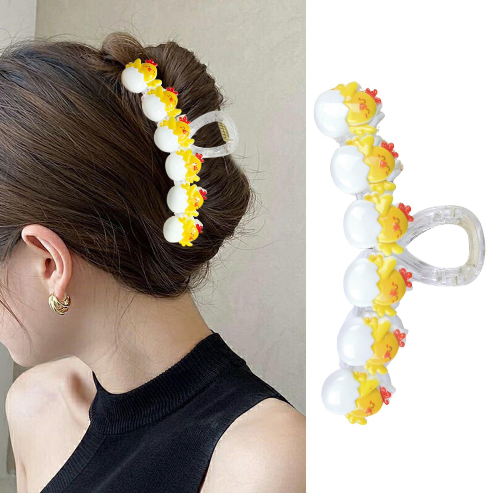 Hair Claw Clips Manufacturer - Easter Cute Egg Claw Clips for Women