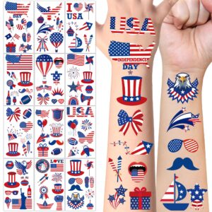 Fourth Of July Temporary Tattoos
