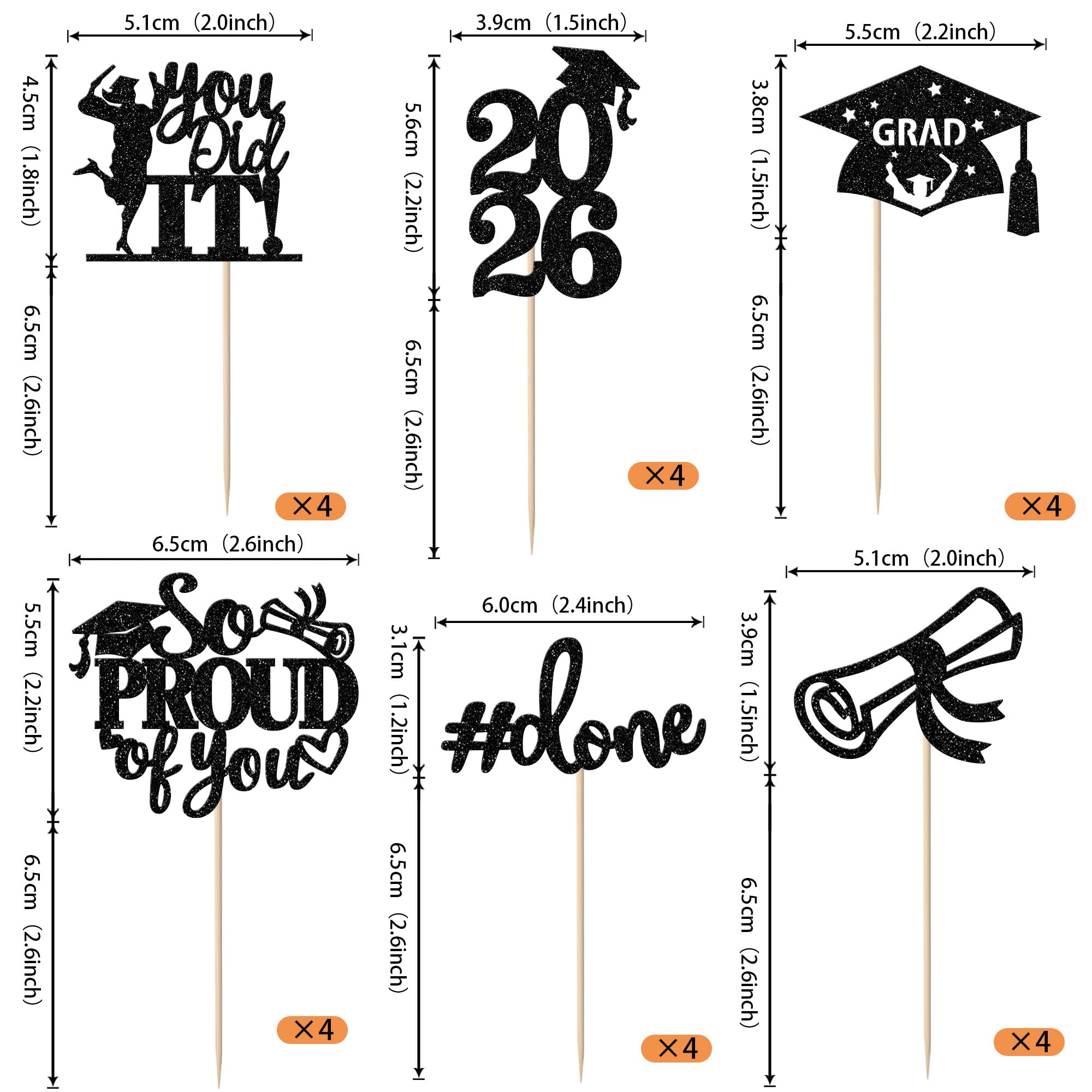 Graduation Cake Decorations Supplies