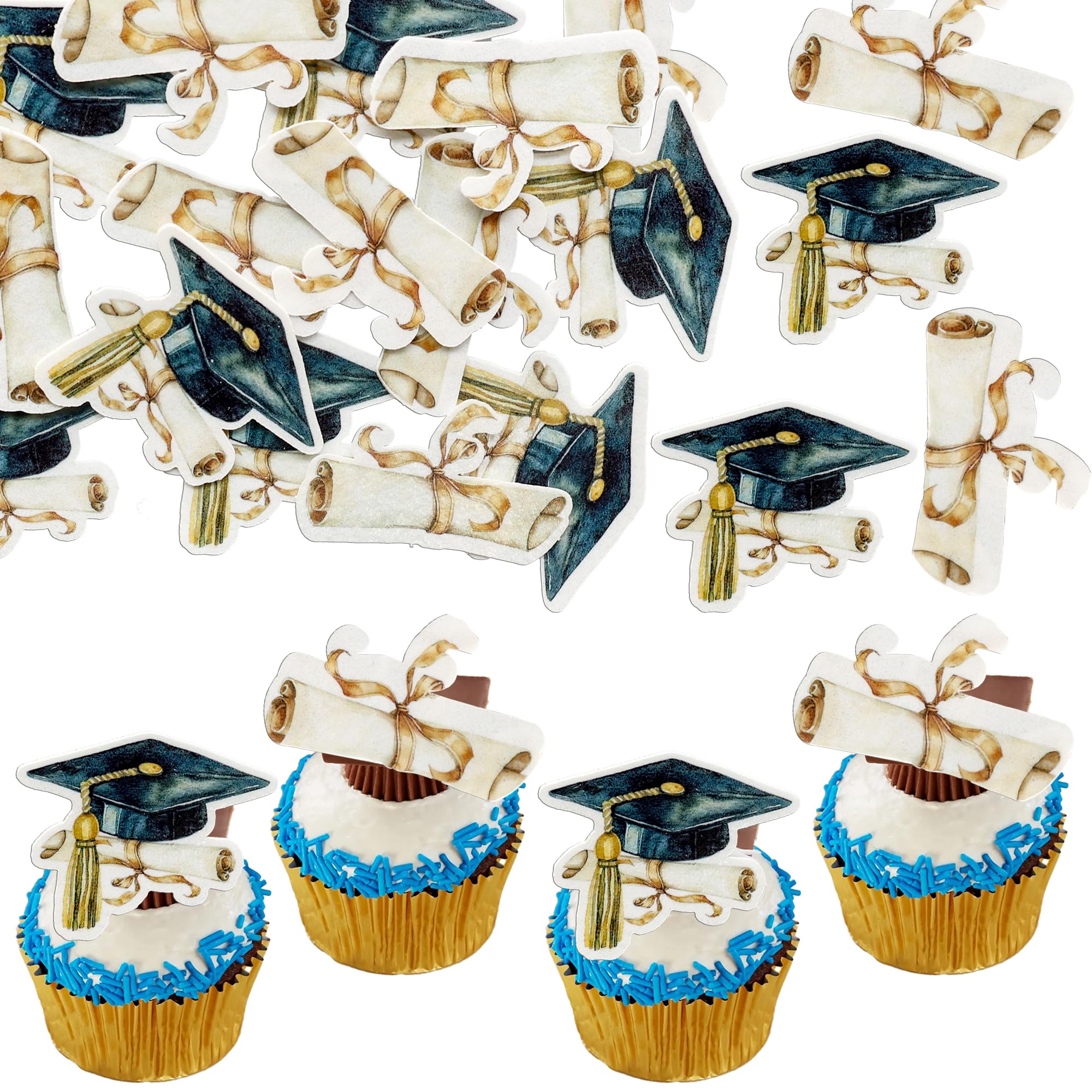 Graduation Cupcake Toppers