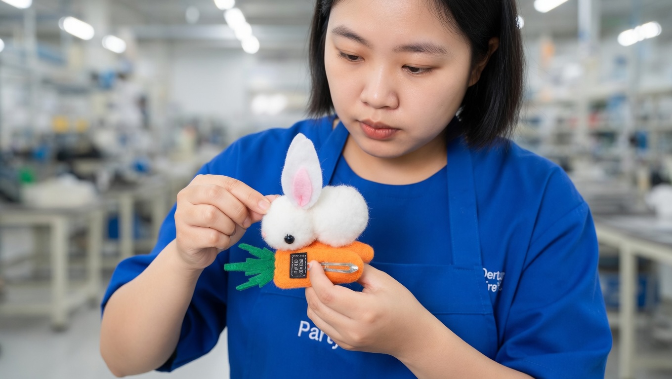 animal hair clips for women Manufacturing Process 