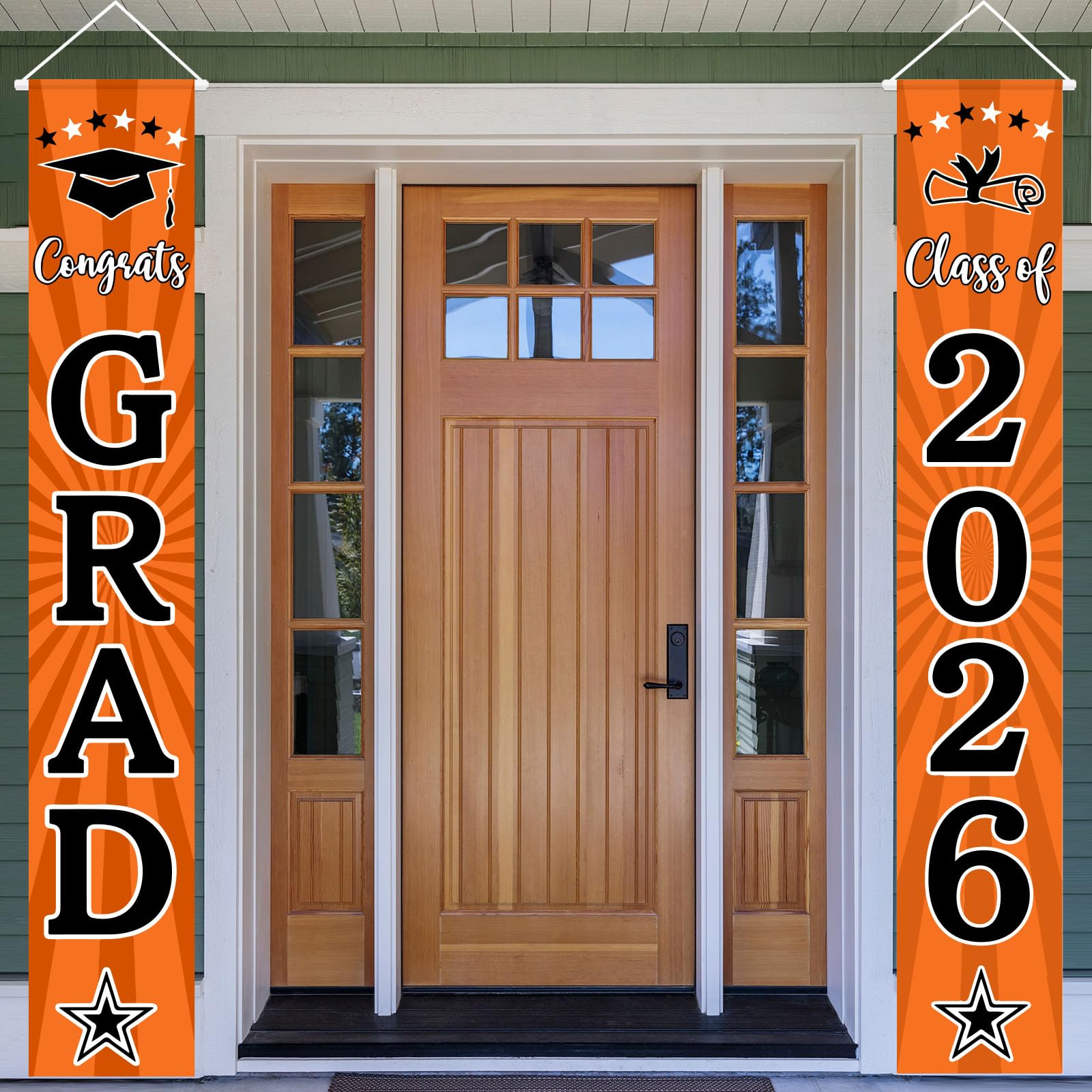 B2B Custom Graduation Porch Banner - Class of 2026 Porch Sign for Parties