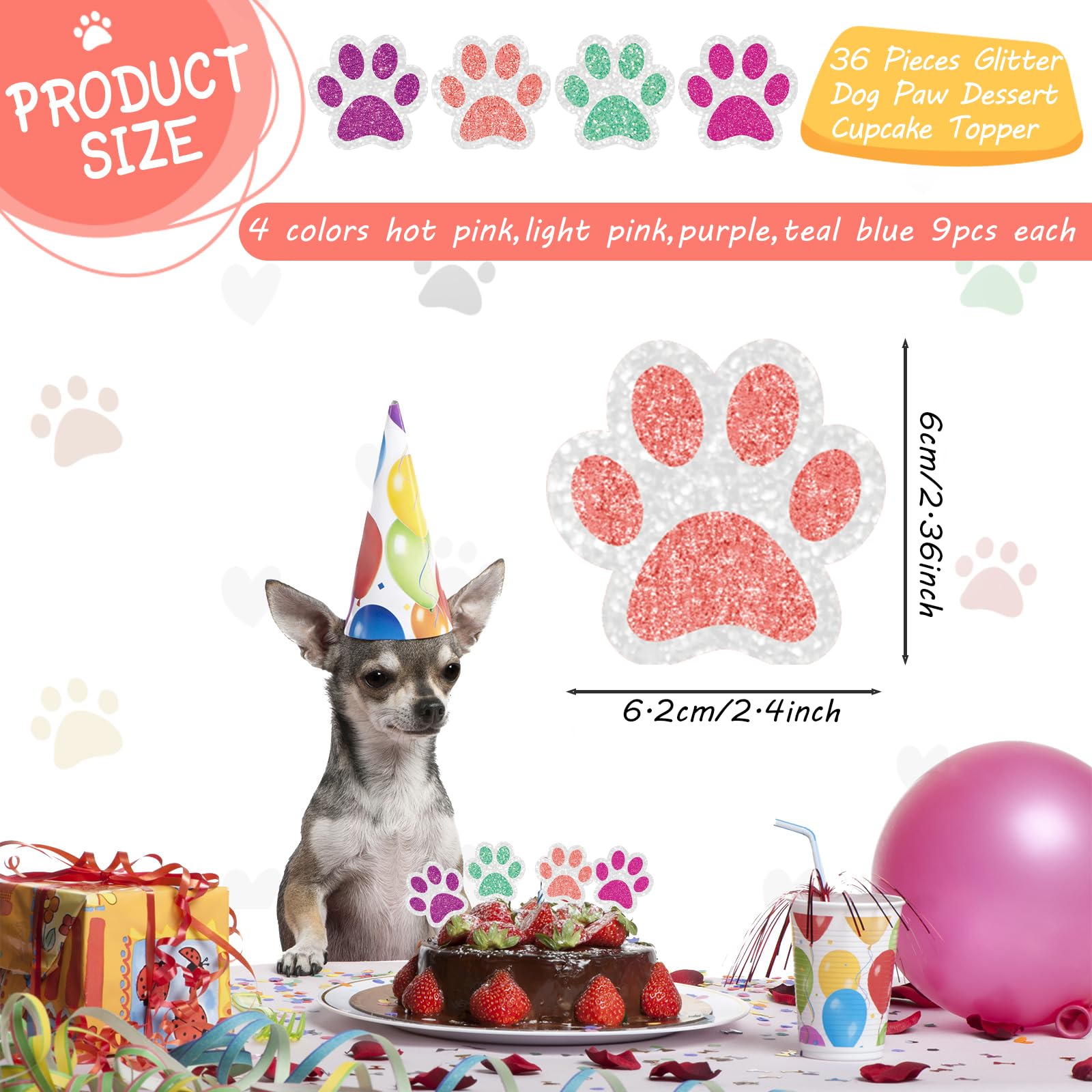 Party Animal Cake Toppers