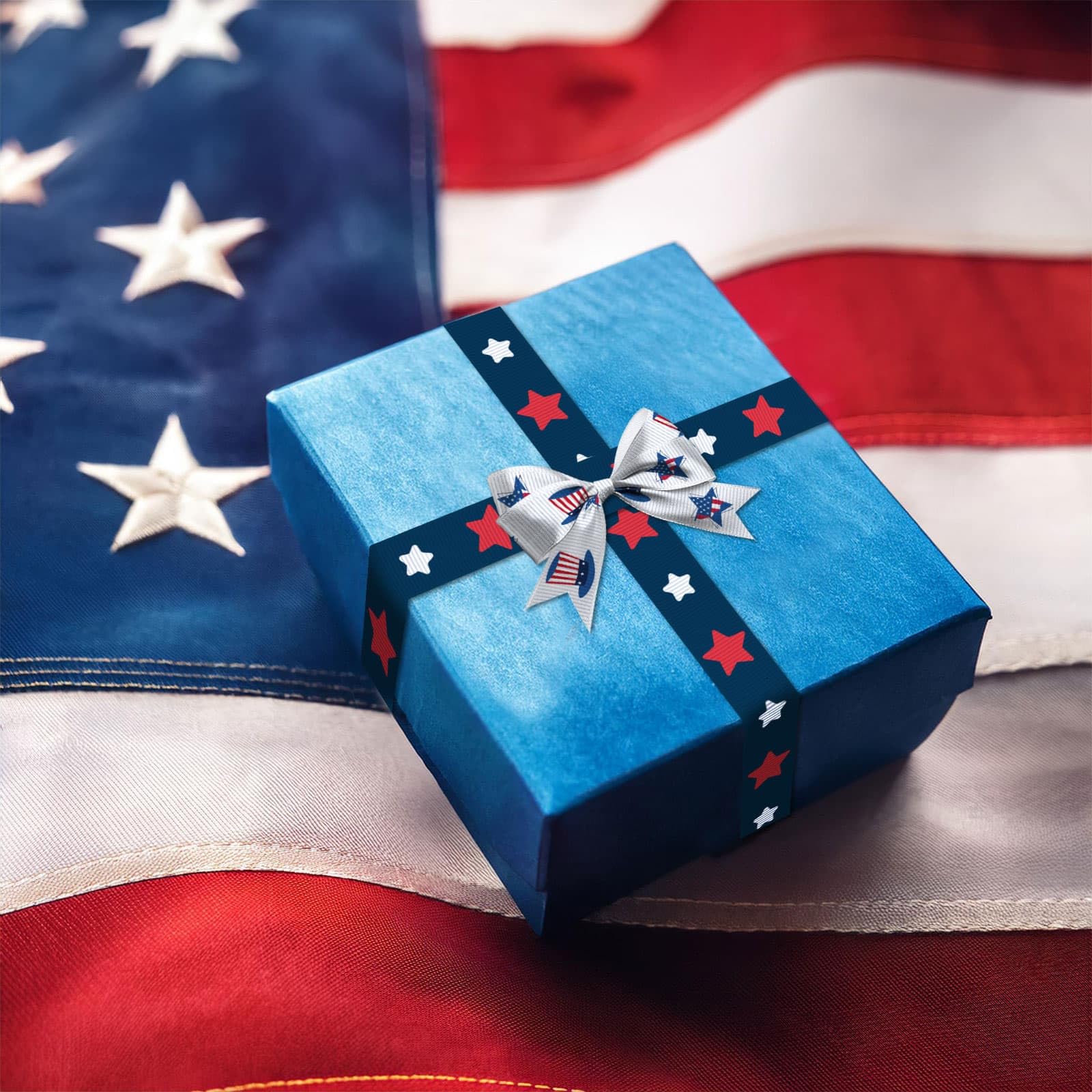 Grosgrain Ribbon Manufacturer - Patriotic Grosgrain Ribbon for Crafts & Wreaths - Image 5