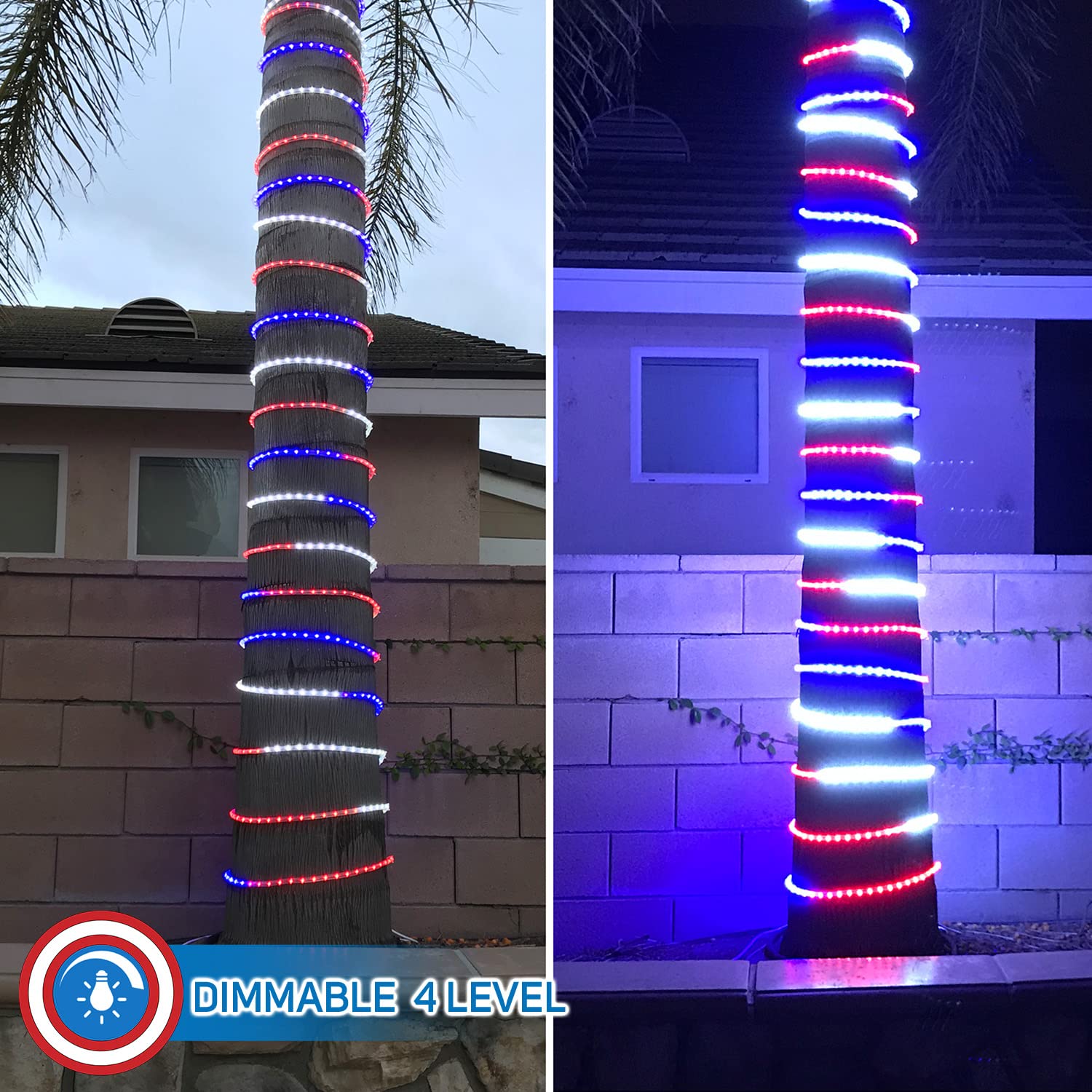 LED Rope Lights Manufacturer - Waterproof Dimmable Patriotic Rope Lights - Image 3