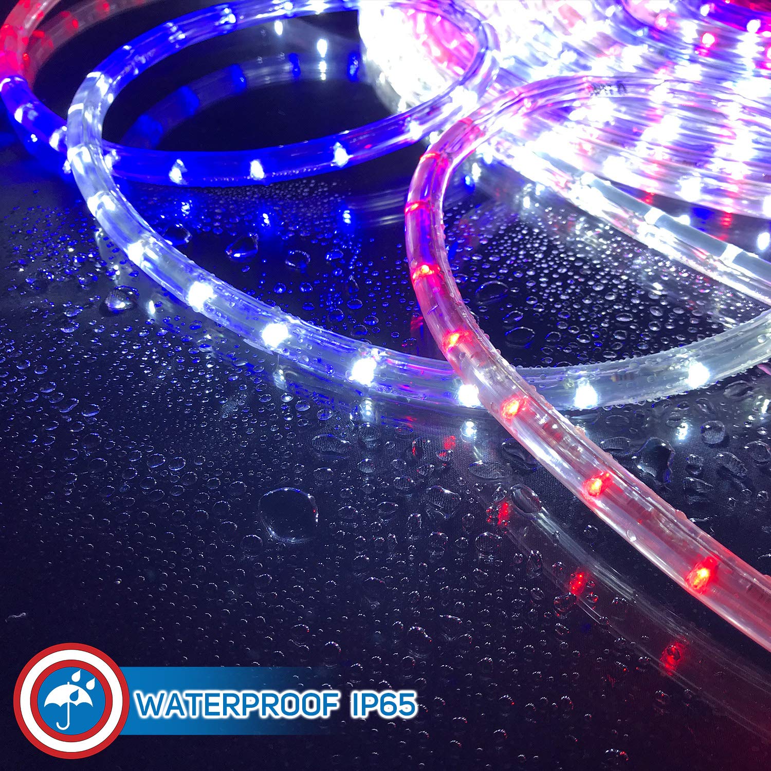 LED Rope Lights Manufacturer - Waterproof Dimmable Patriotic Rope Lights - Image 5