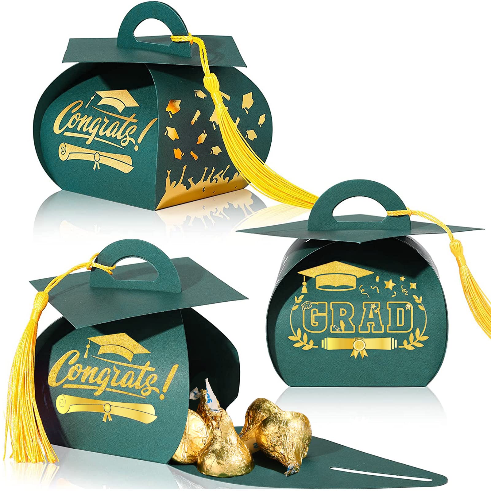 Wholesale OEM Graduation Candy Boxes - Class of 2026 Favors with Tassels