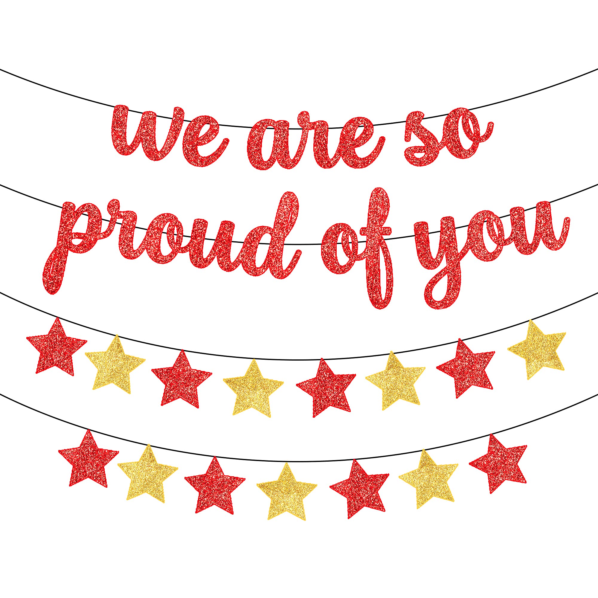 B2B Custom Glitter Graduation Banner - Pre-Assembled Congrats Grad for 2026 Parties - Image 5