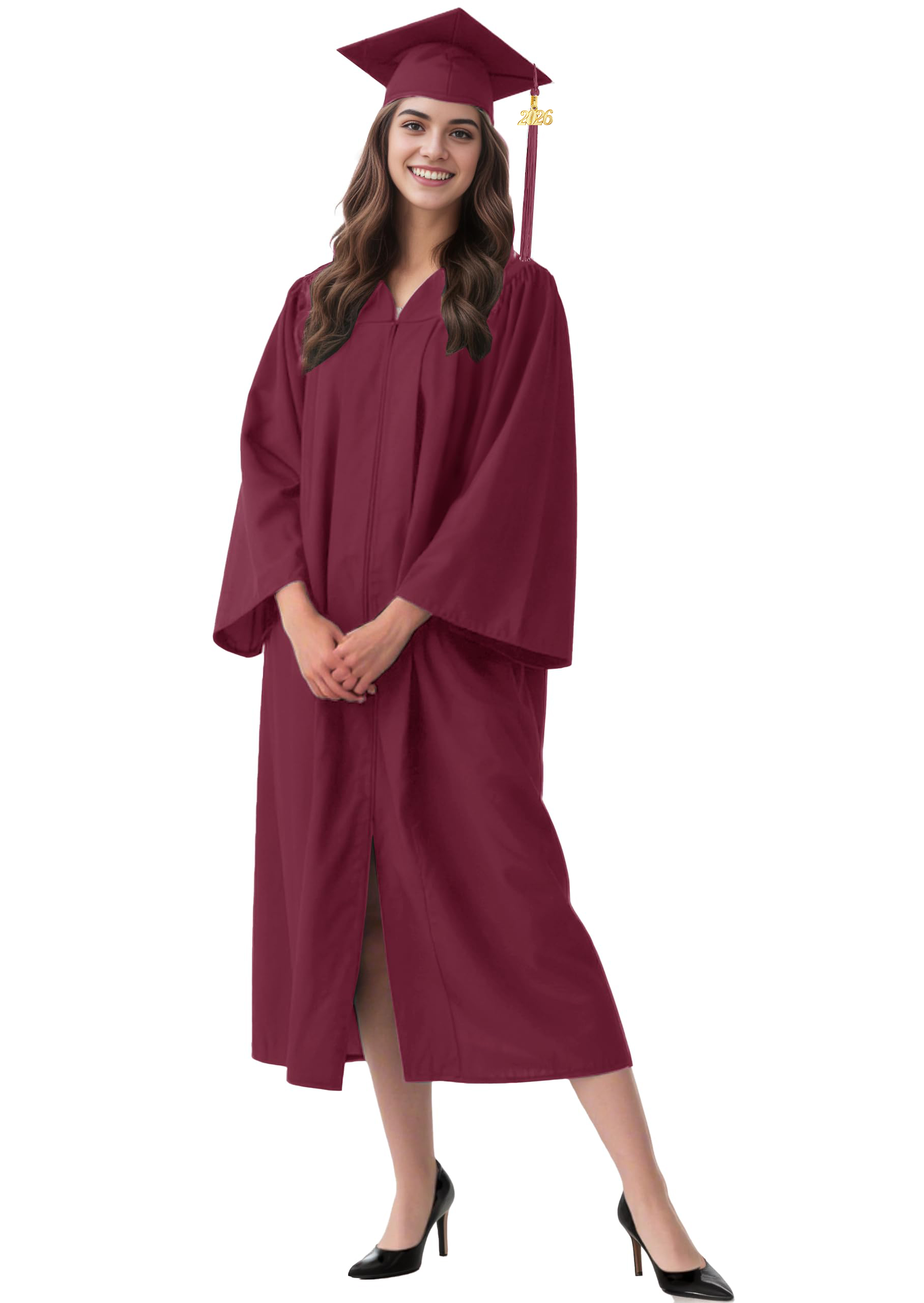 B2B Graduation Gown Wholesale Unisex Matte Cap And Gown 2026 with Tassel Set OEM Custom Manufacturer - Image 8
