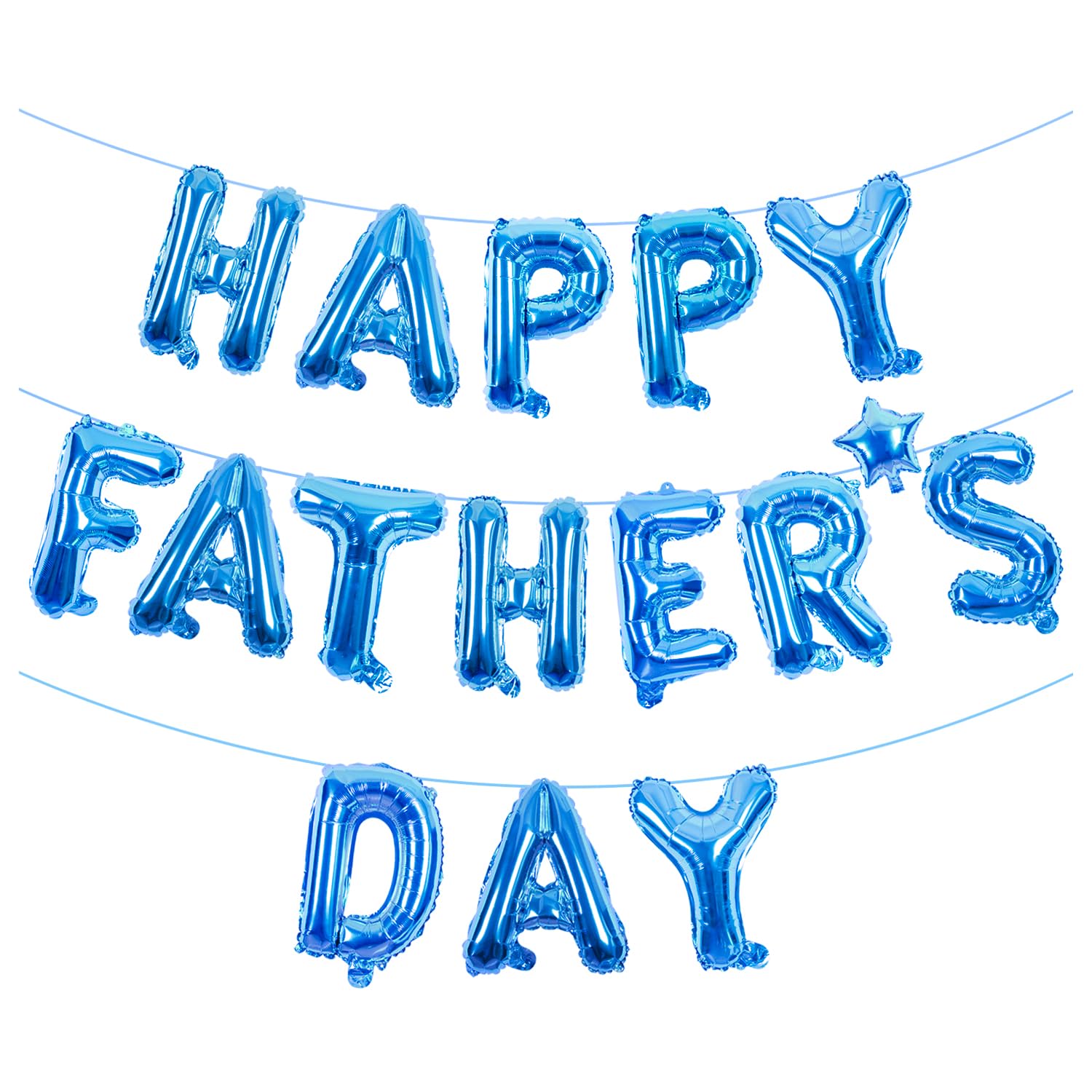Wholesale Balloon Manufacturer - Happy Father's Day Foil Letter Banner Kit