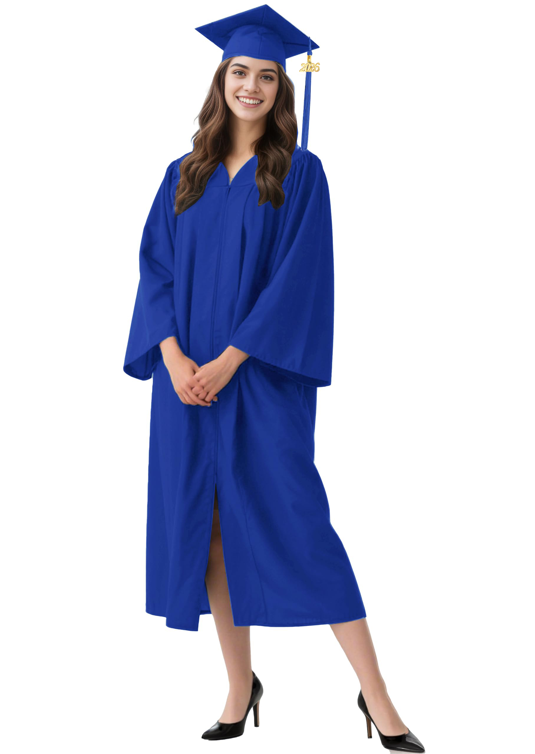 B2B Graduation Gown Wholesale Unisex Matte Cap And Gown 2026 with Tassel Set OEM Custom Manufacturer