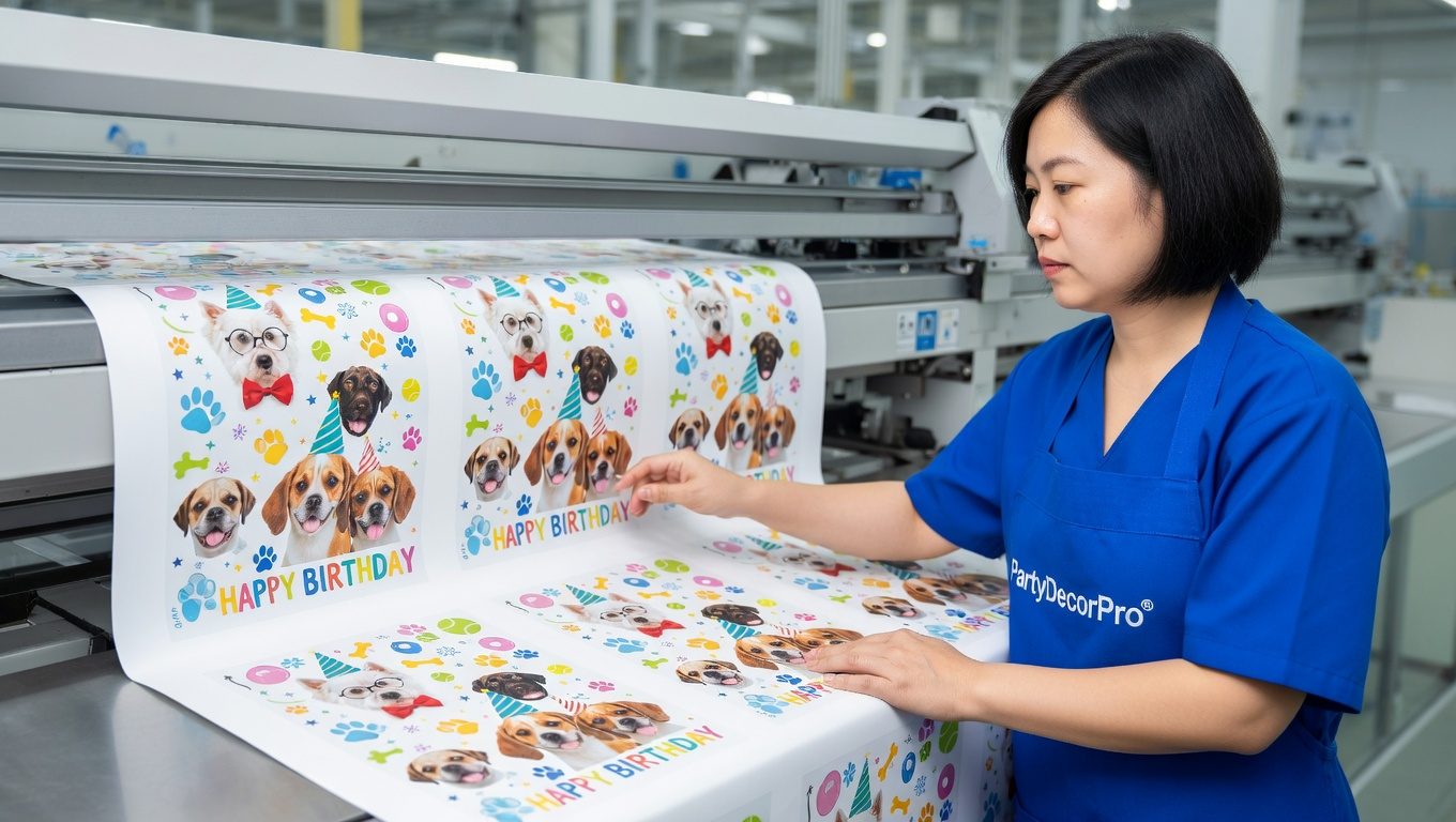 animal birthday tableware Manufacturing Process 
