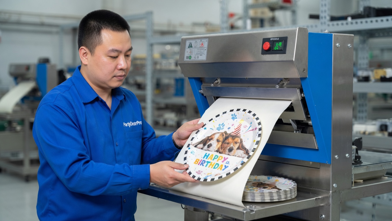 animal birthday tableware Manufacturing Process 