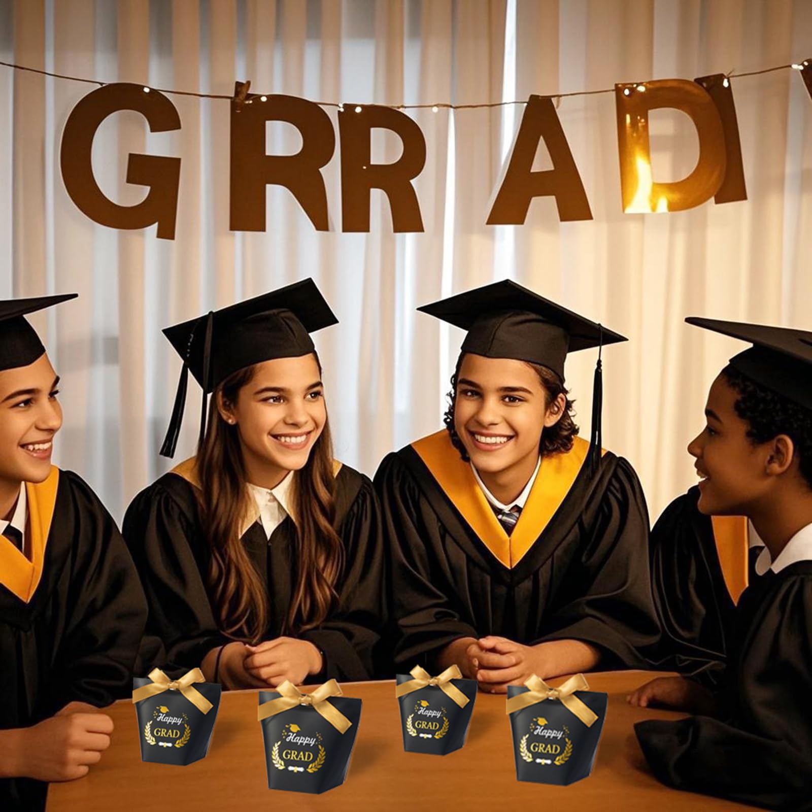 OEM Custom Graduation Cap Gift Boxes for Class of 2026 Party Favors - Image 6