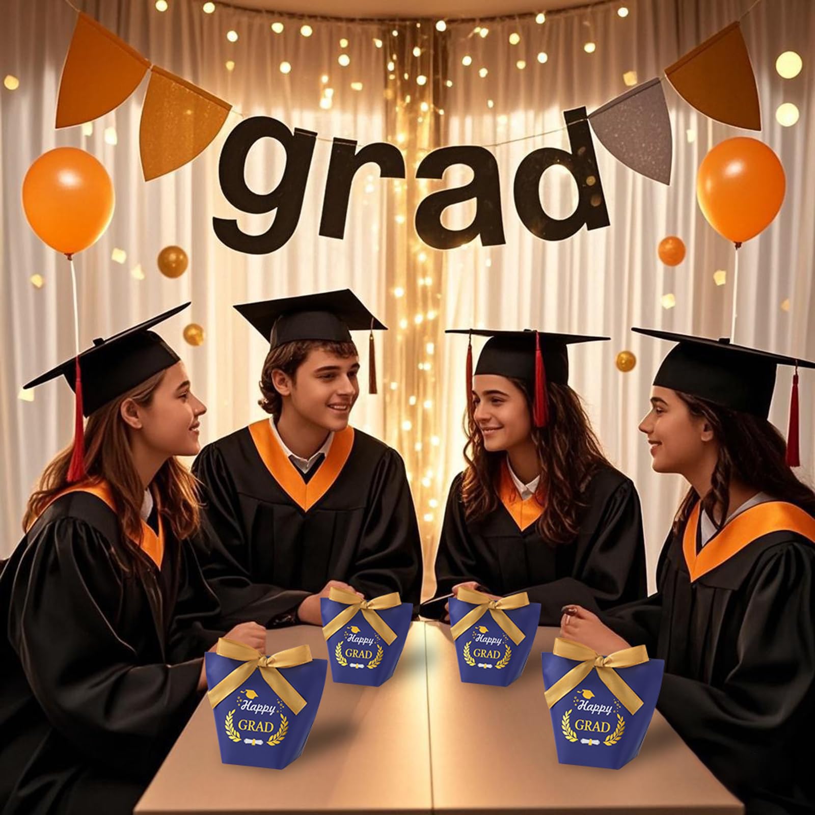 OEM Custom Graduation Cap Gift Boxes for Class of 2026 Party Favors - Image 9