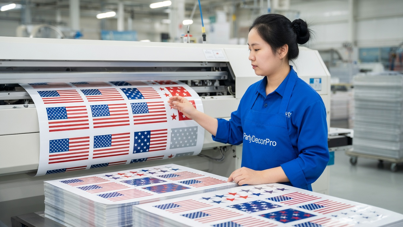 blue confetti Manufacturing Process