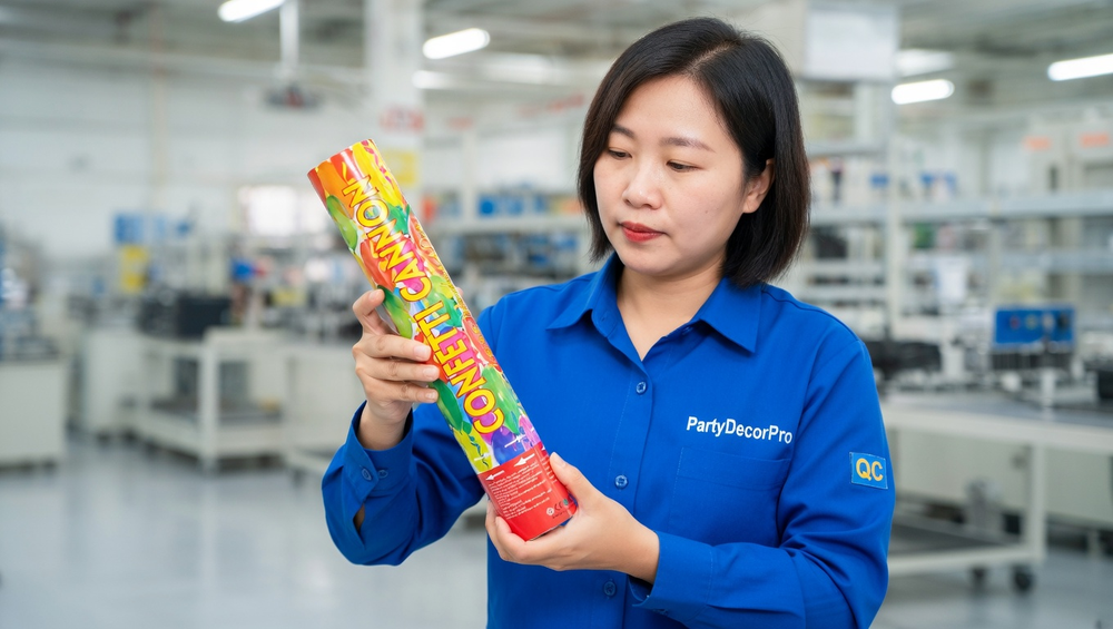 confetti blaster Manufacturing Process 