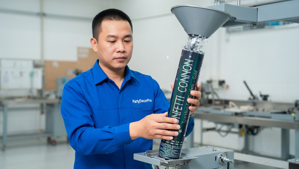 confetti popper Manufacturing Process 