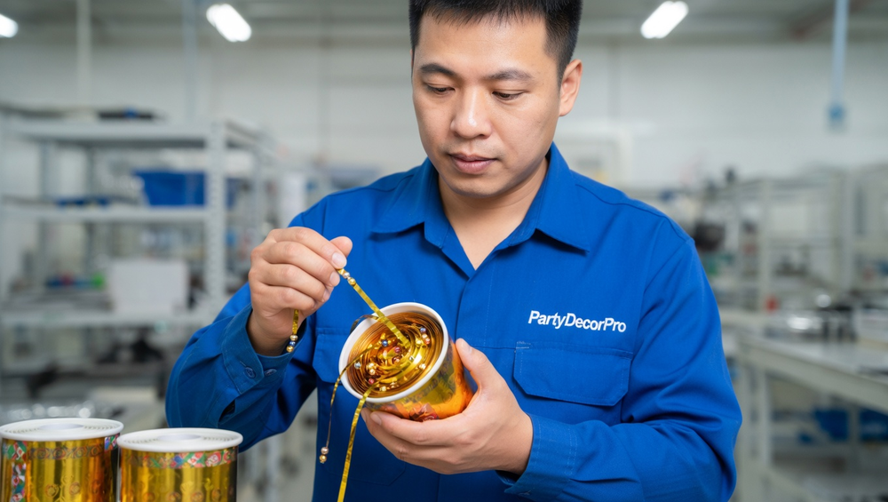 confetti streamers Manufacturing Process 