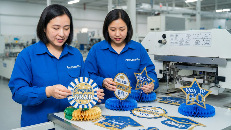 custom graduation decorations Manufacturing Process 