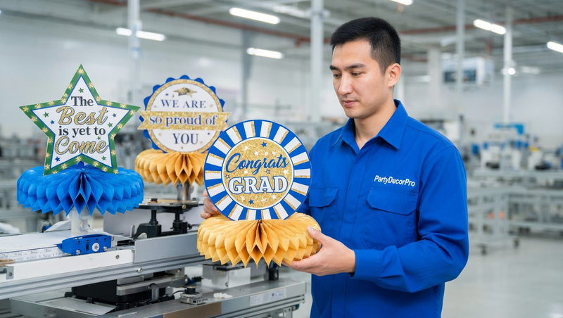 custom graduation decorations Manufacturing Process 