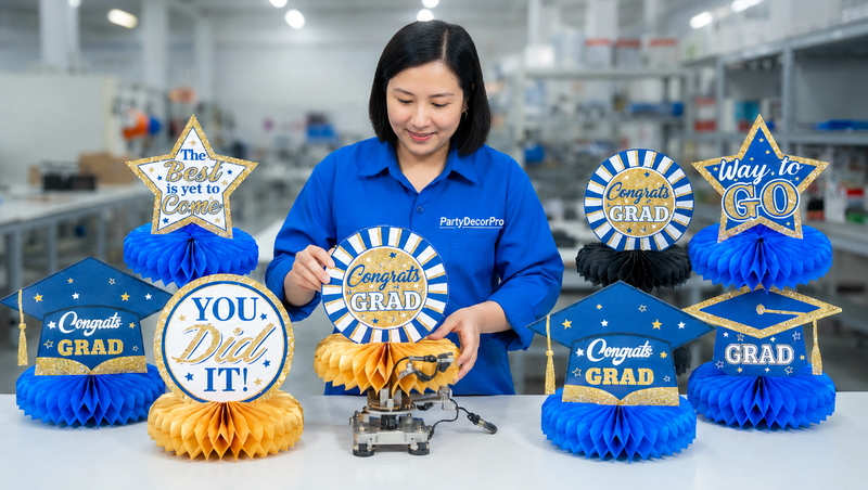 custom graduation decorations Manufacturing Process 